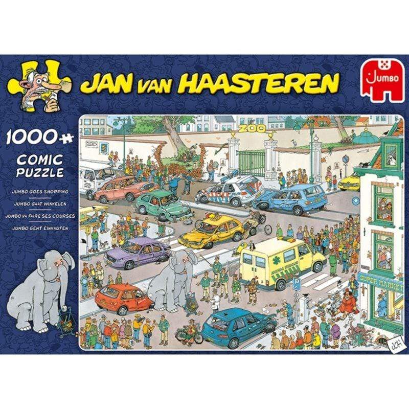 Jumbo Jigsaws Jumbo Goes Shopping (1000pc) Jan Van Haasteren