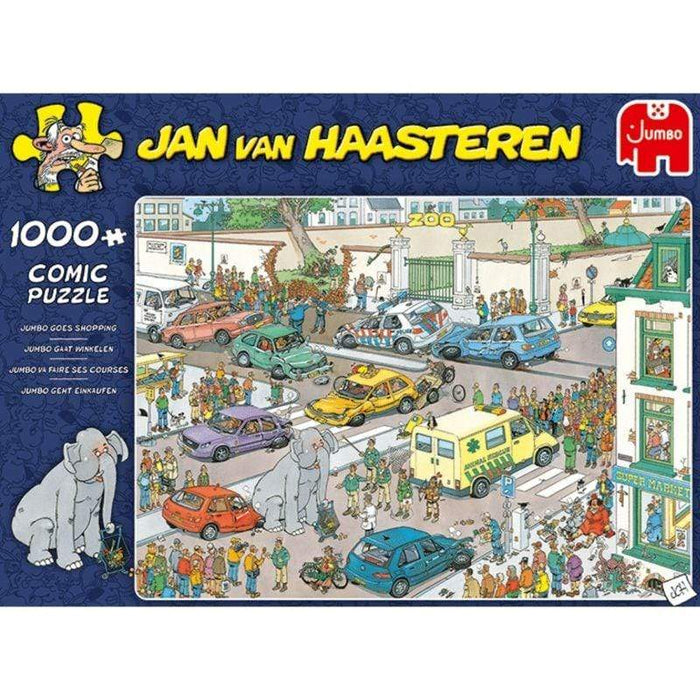 Jumbo Goes Shopping (1000pc) Jan Van Haasteren
