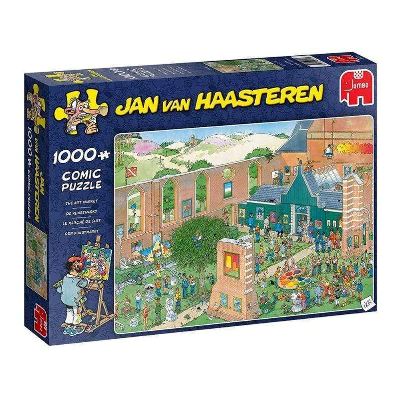 Jumbo Jigsaws The Art Market (1000pc) Jan Van Haasteren
