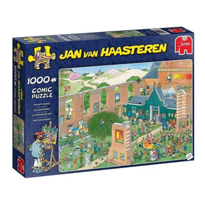 Jumbo Jigsaws The Art Market (1000pc) Jan Van Haasteren