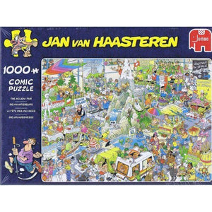Jumbo Jigsaws The Holiday Fair - Jan Van Haasteren (1000pc)