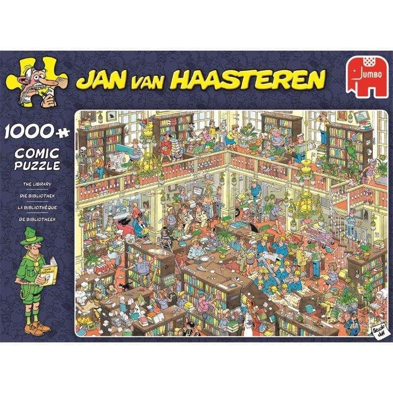 Jumbo Jigsaws The Library - Jan Van Haasteren (1000pc)