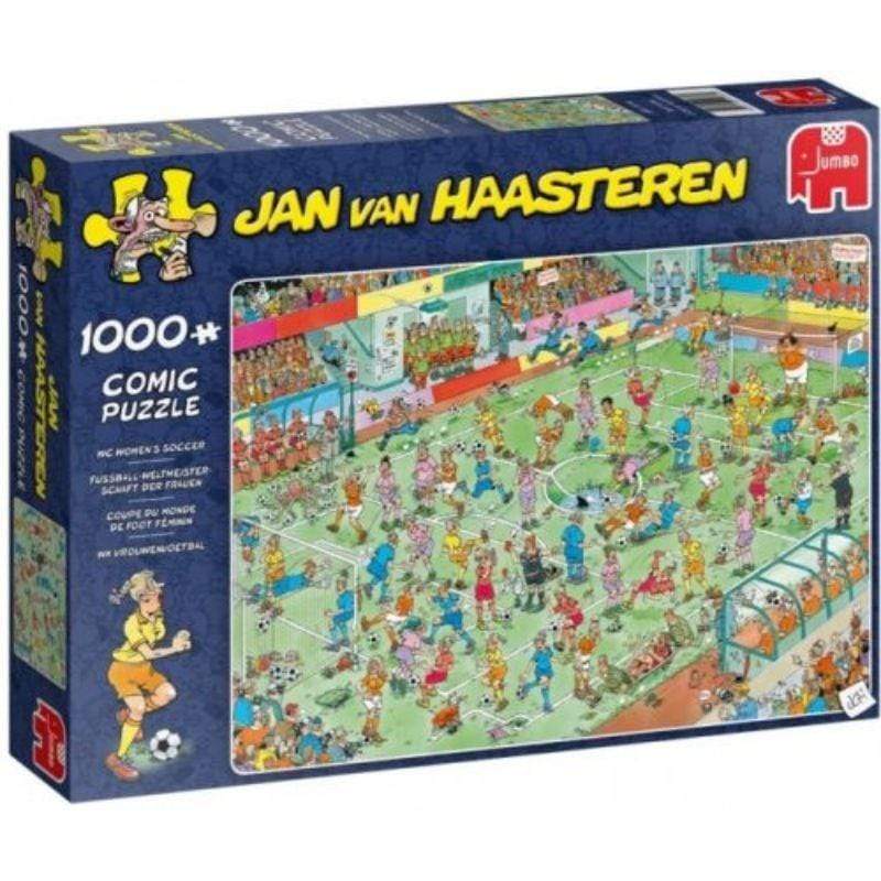 Jumbo Jigsaws Womensâ Soccer - Jan Van Haasteren (1000pc)