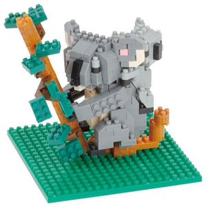 Kawada Construction Puzzles Nanoblock - Big Koala & Baby (Boxed)