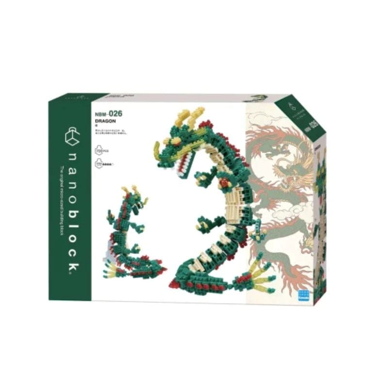 Kawada Construction Puzzles Nanoblock - DX Dragon Green