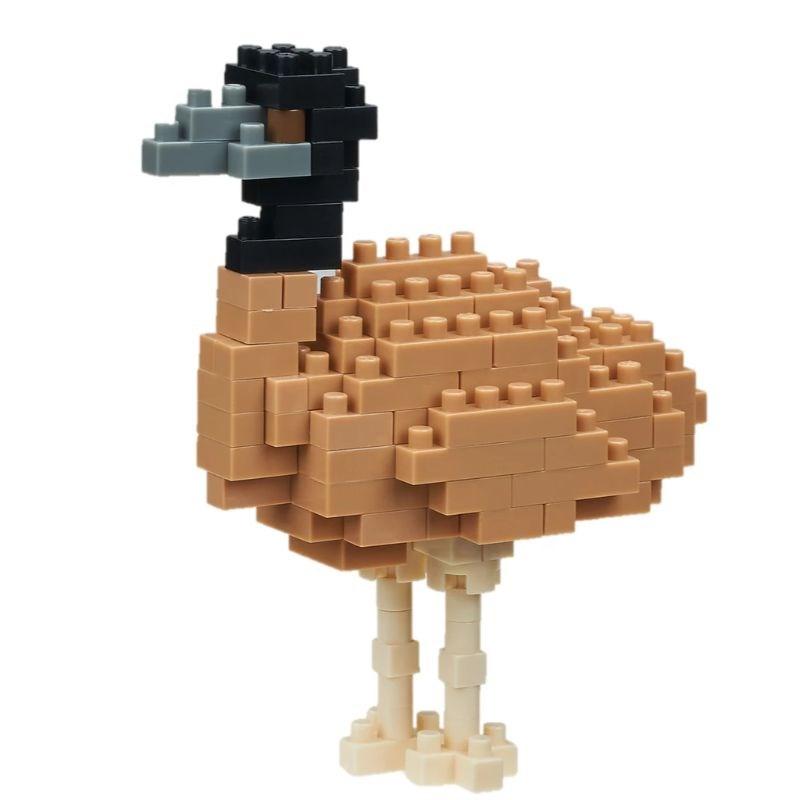 Kawada Construction Puzzles Nanoblock - Emu (Bagged)