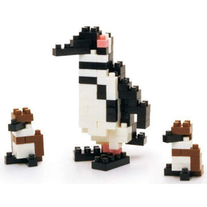 Kawada Construction Puzzles Nanoblock - Magellanic Penguin (Bagged)