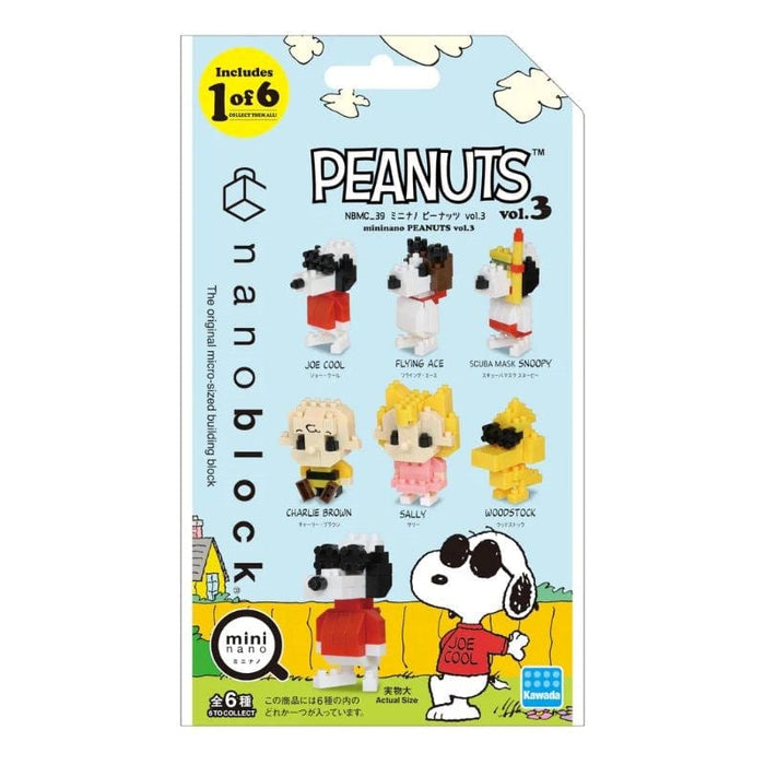 Nanoblock - Mininano Peanuts Vol 3 (Assorted)