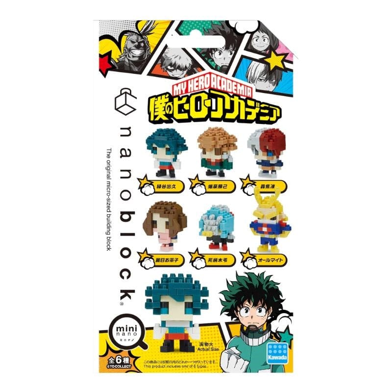 Kawada Construction Puzzles Nanoblock - My Hero Academia mininano - Vol 1 (Assorted)