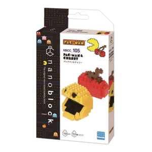 Kawada Construction Puzzles Nanoblock Pac-Man - Pac-Man and Cherry