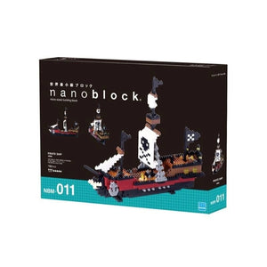 Kawada Construction Puzzles Nanoblock - Pirate Ship (boxed)