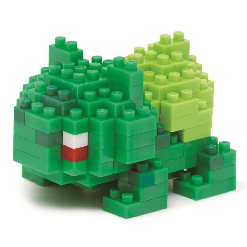 Kawada Construction Puzzles Nanoblock Pokemon - Bulbasaur (Bagged)
