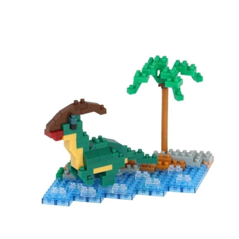 Kawada Construction Puzzles Nanoblock - Waterside Parasaurolophus