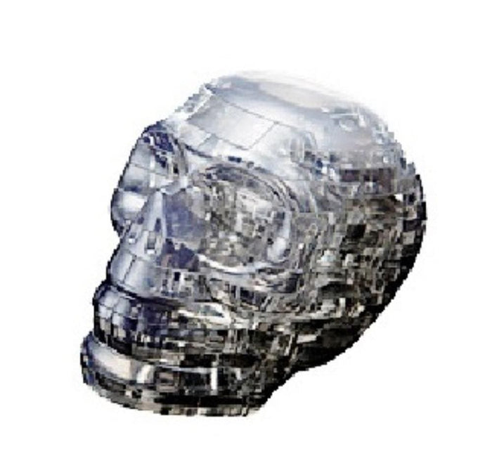 Crystal Puzzle - Black Skull (49pc)