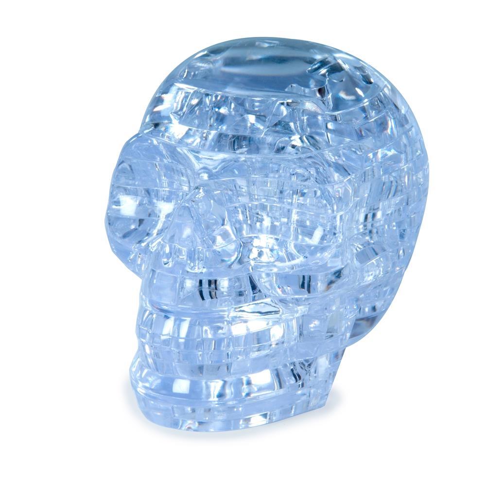 Kinato Construction Puzzles Crystal Puzzle - Clear Skull (49pc)