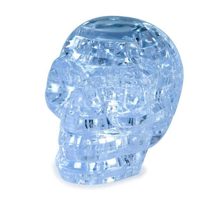 Kinato Construction Puzzles Crystal Puzzle - Clear Skull (49pc)