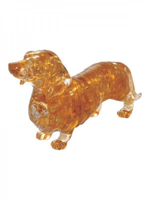 Kinato Construction Puzzles Crystal Puzzle - Dachshund (41pc)