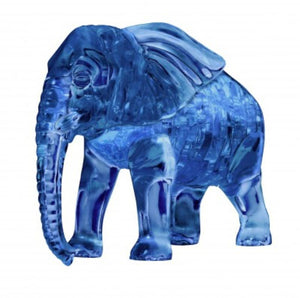 Kinato Construction Puzzles Crystal Puzzle - Elephant Blue (40pc)