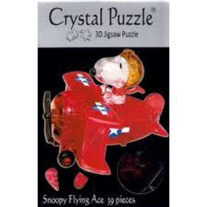 Kinato Construction Puzzles Crystal Puzzle - Snoopy Flying Ace (39pc)
