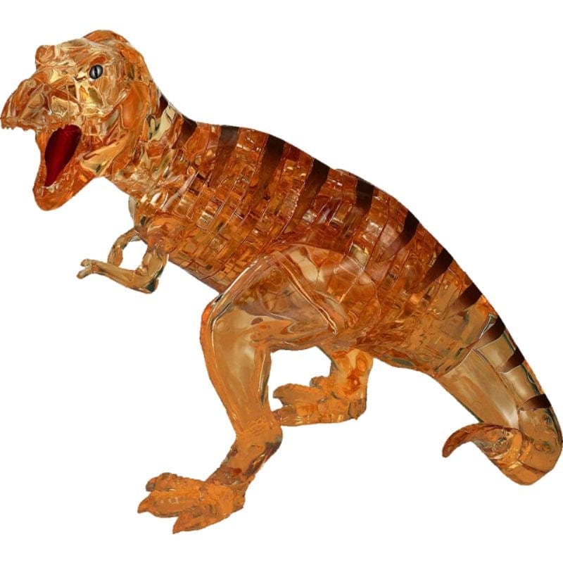 Kinato Construction Puzzles Crystal Puzzle - T-Rex Brown (49pc)