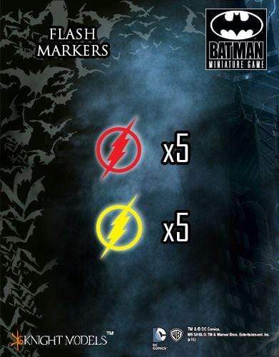 Knight Models Miniatures Batman Miniature Game - Flash Markers