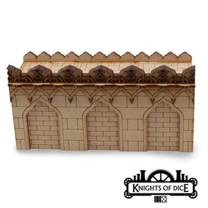 Knights of Dice Miniatures Curse of Osteria - Na'Sain City Wall 9Inch