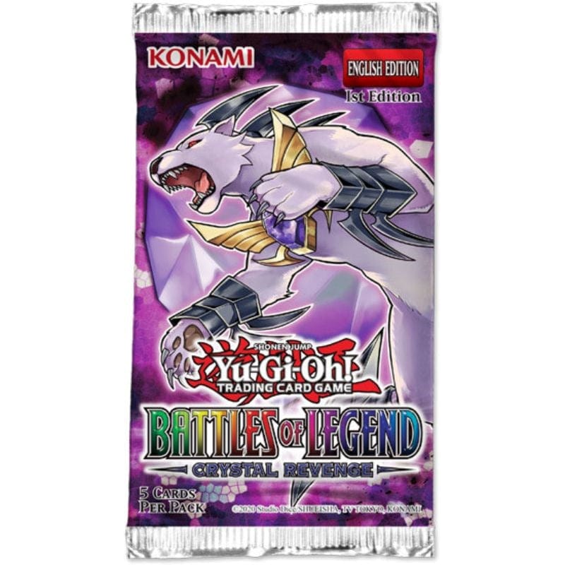 Konami Trading Card Games Yu-Gi-Oh - Battles Of Legends - Crystal Revenge Booster (17/11 Release)