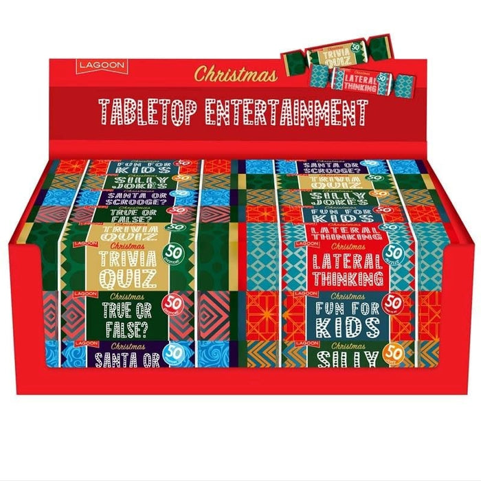 Christmas Tabletop Crackers (Assorted)