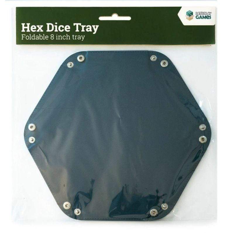 Letâs Play Games Dice LPG Hex Dice Tray 8" Blue