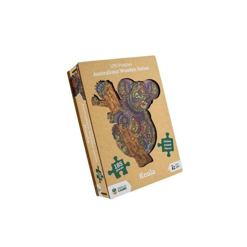 Letâs Play Games Jigsaws LPG Australiana Series 01 - Koala (185pc Wooden Puzzle)
