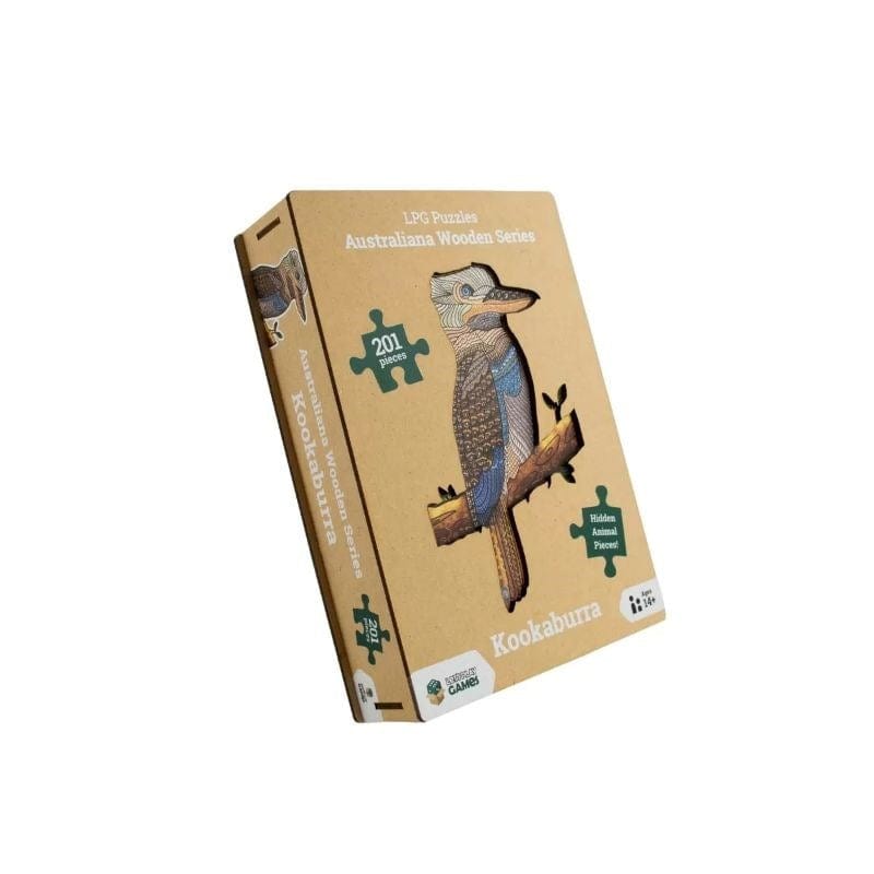 Letâs Play Games Jigsaws LPG Australiana Series 01 - Kookaburra (219pc Wooden Puzzle)