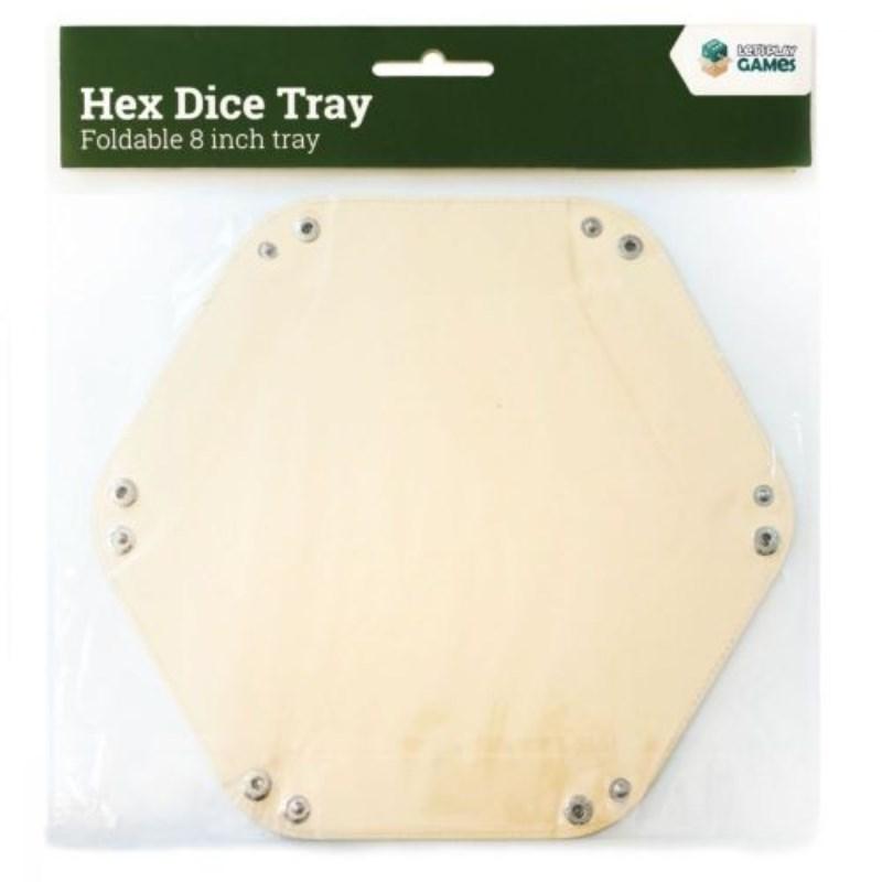 Letâs Play Games Roleplaying Games Hex Dice Tray 8" - Yellow