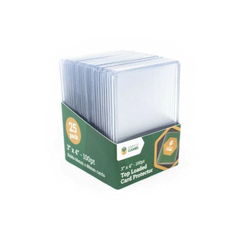 Letâs Play Games Trading Card Games LPG Top Loaded Card Protector 3 x 4 100pt (25)