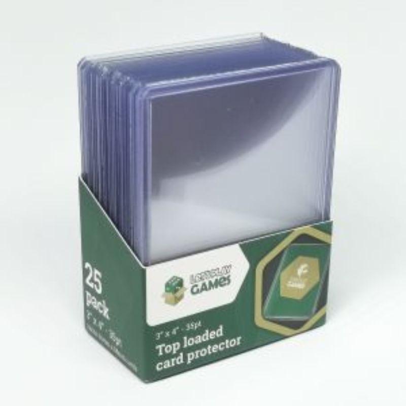 Letâs Play Games Trading Card Games Top Loaded Card Protector 3 inch x 4 inch 35pt