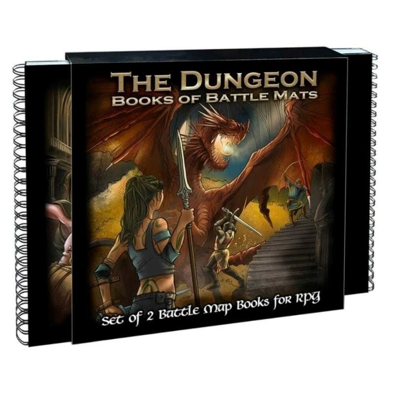 Loke BattleMats Roleplaying Games The Dungeon Books of Battle Mats
