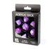 Metallic Dice Games Dice Dice - Acrylic - Stardust Purple (MDG)