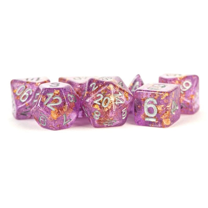 Dice - Digital Resin – Purple w/Gold Foil (MDG)