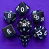 Metallic Dice Games Dice Dice - Gemstone Polyhedrals - Blue Sandstone (MDG)