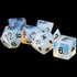Metallic Dice Games Dice Dice - Gemstone Polyhedrals - Opalite (MDG)