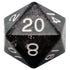 Metallic Dice Games Dice Dice - Mega Acrylic d20 - Ethereal Black (MDG)