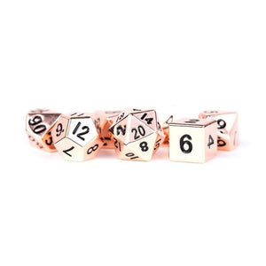 Metallic Dice Games Dice Dice - Metal Polyhedrals - 16mm Copper (MDG)