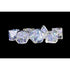 Metallic Dice Games Dice Dice - Pearl Resin Polyhedrals - Pearl w/ Purple Numbers (MDG)