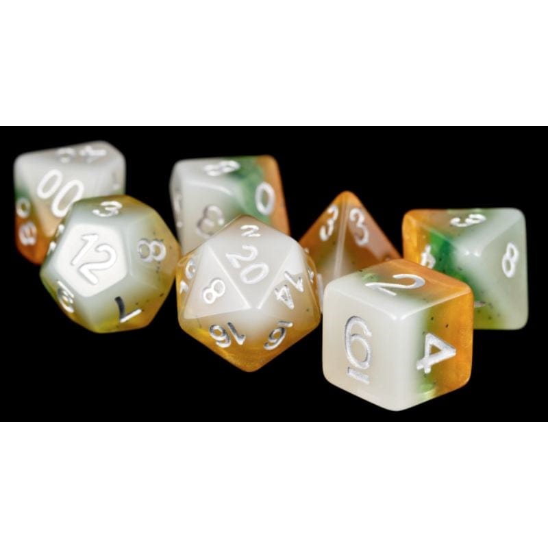 Metallic Dice Games Dice Dice - Resin -  Kiwi Fruit (MDG)