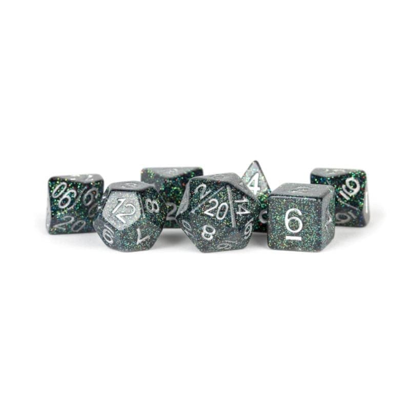 Metallic Dice Games Dice Dice - Resin Polyhedral - Astro Mica (MDG)