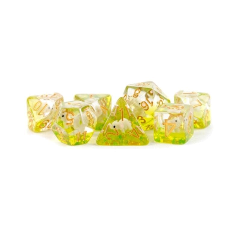 Metallic Dice Games Dice Dice - Resin Polyhedral - Elephant Dice (MDG)