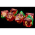 Metallic Dice Games Dice Dice - Resin Polyhedral - Watermelon (MDG)