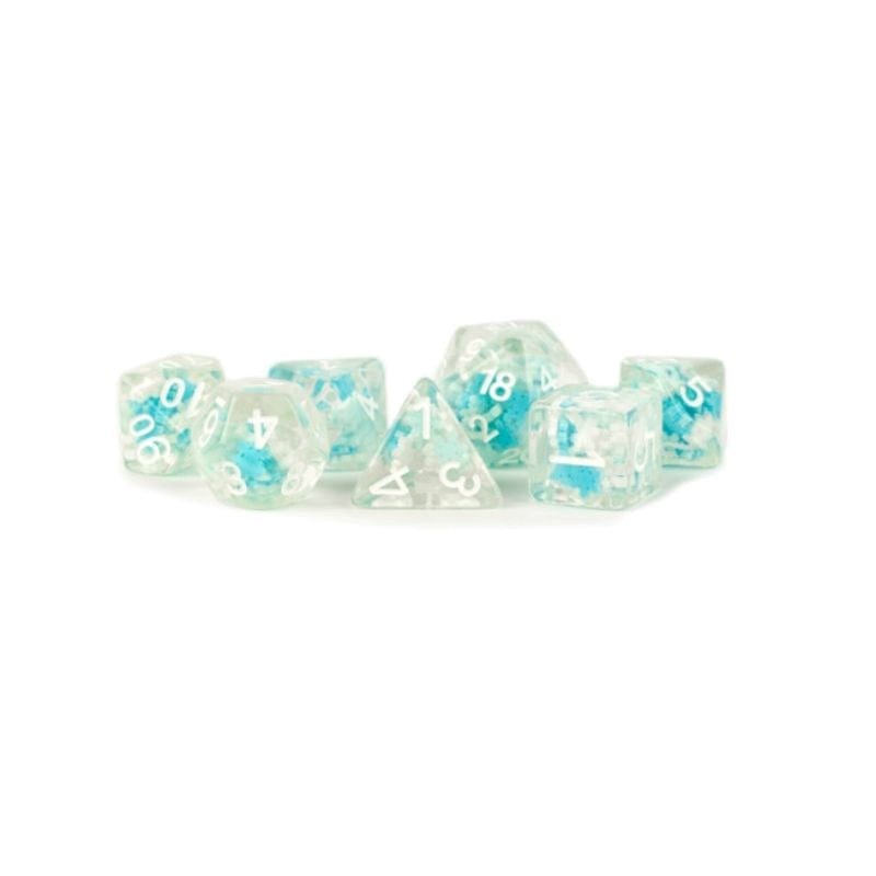 Metallic Dice Games Dice Dice - Resin - Snowflake Dice (MDG)