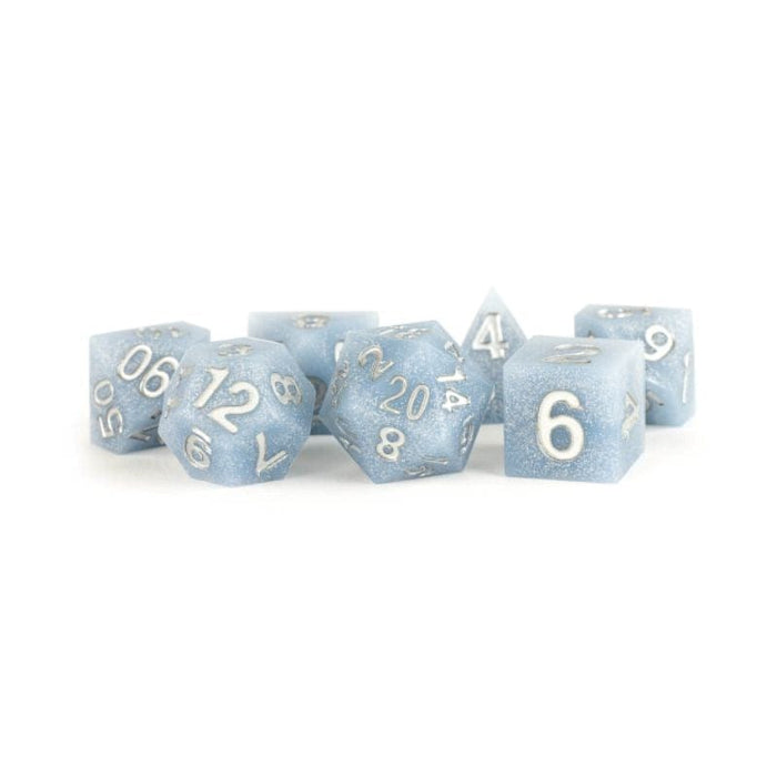 Dice - Sharp Edge Silicone Rubber Polyhedrals - Glacial Debris (MDG)