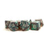Metallic Dice Games Dice Dice - Stardust Resin -  Gray w/ Silver Numbers (MDG)