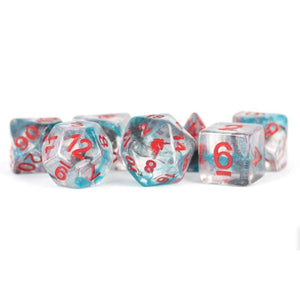 Metallic Dice Games Dice Dice - Unicorn Resin Polyhedral - Unicorn Battle Wounds (MDG)